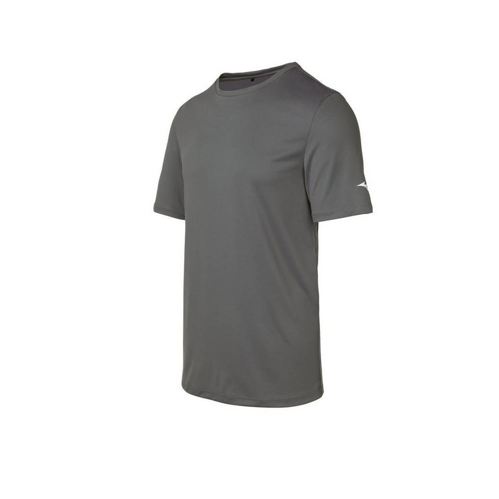 Camisetas Mizuno Hombre Gris Comprar TMKU-39017